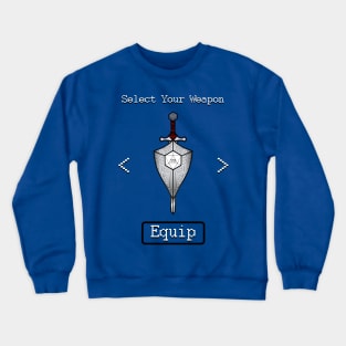 D&D Select Your Weapon: Sword&Shield Crewneck Sweatshirt